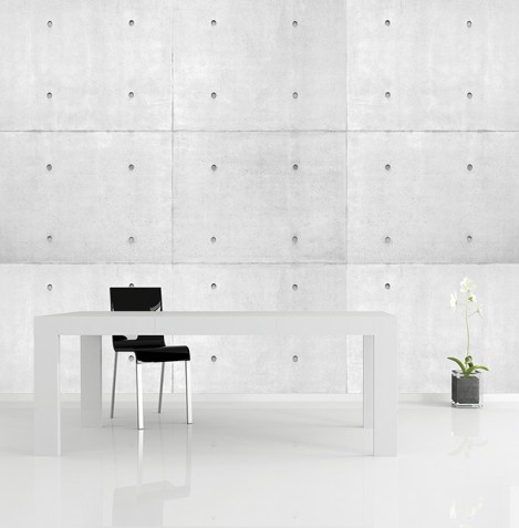 Papel pintado boques de cemento - Villalba Interiorismo