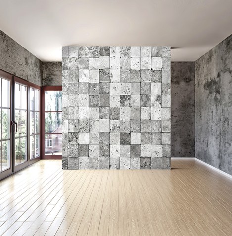 Papel pintado piedra - Villalba Interiorismo