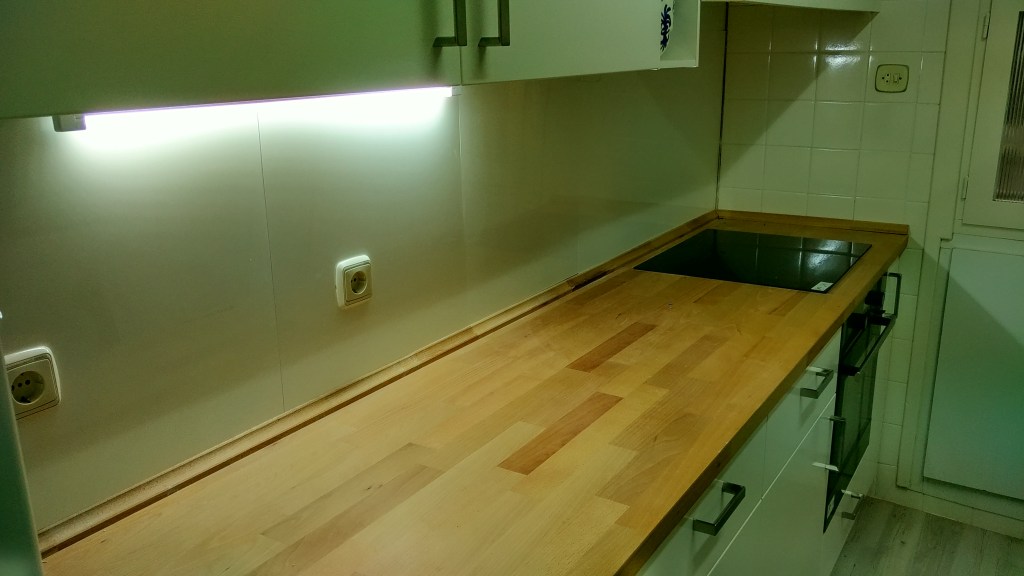 Reforma terminada de una vivienda en el centro de Donostia.