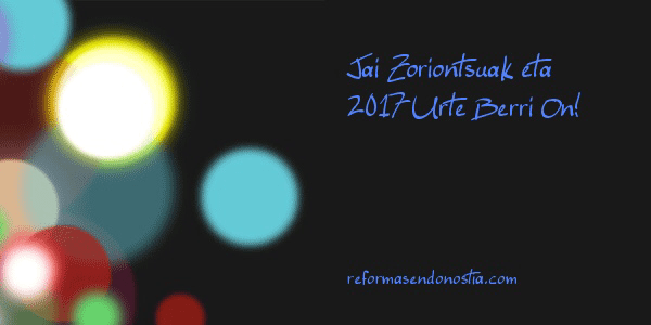 Gabonak Zoriontsuak eta Eguberri On!